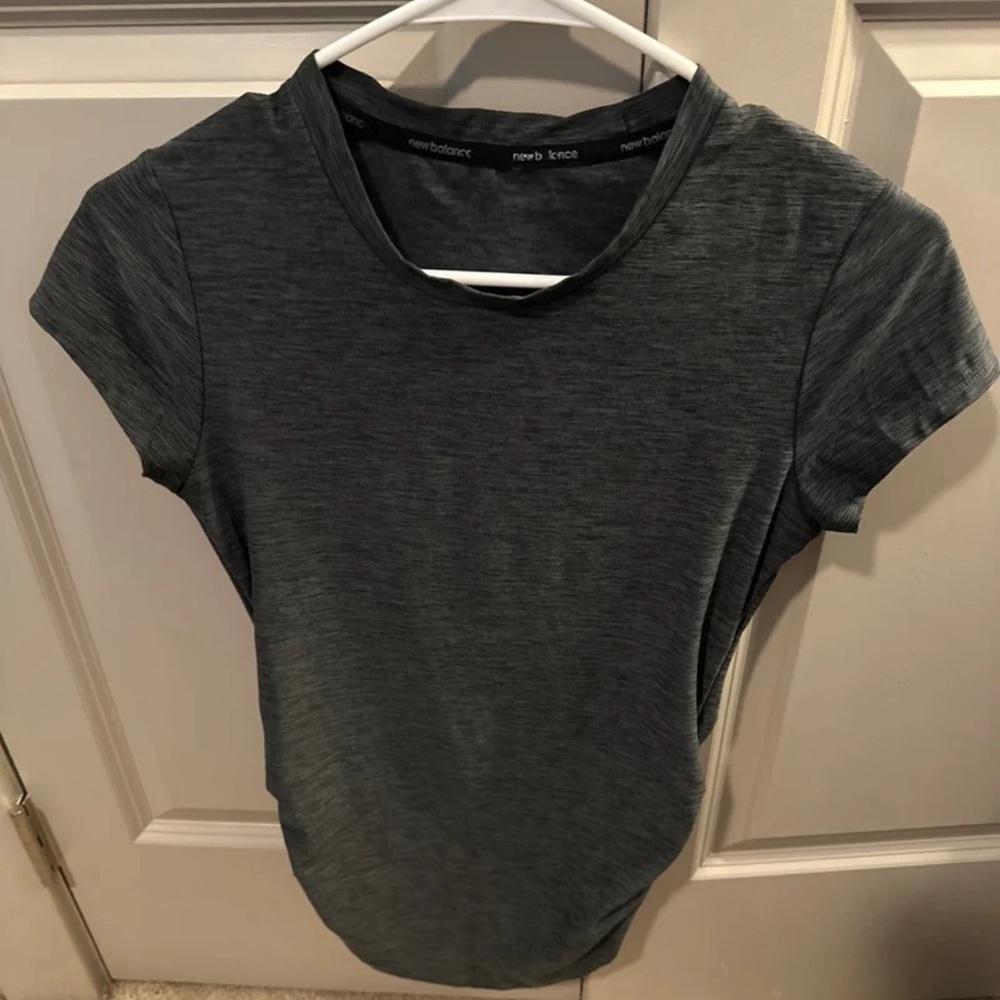 New Balance Ruched T-Shirt - Grey - Small BOGO